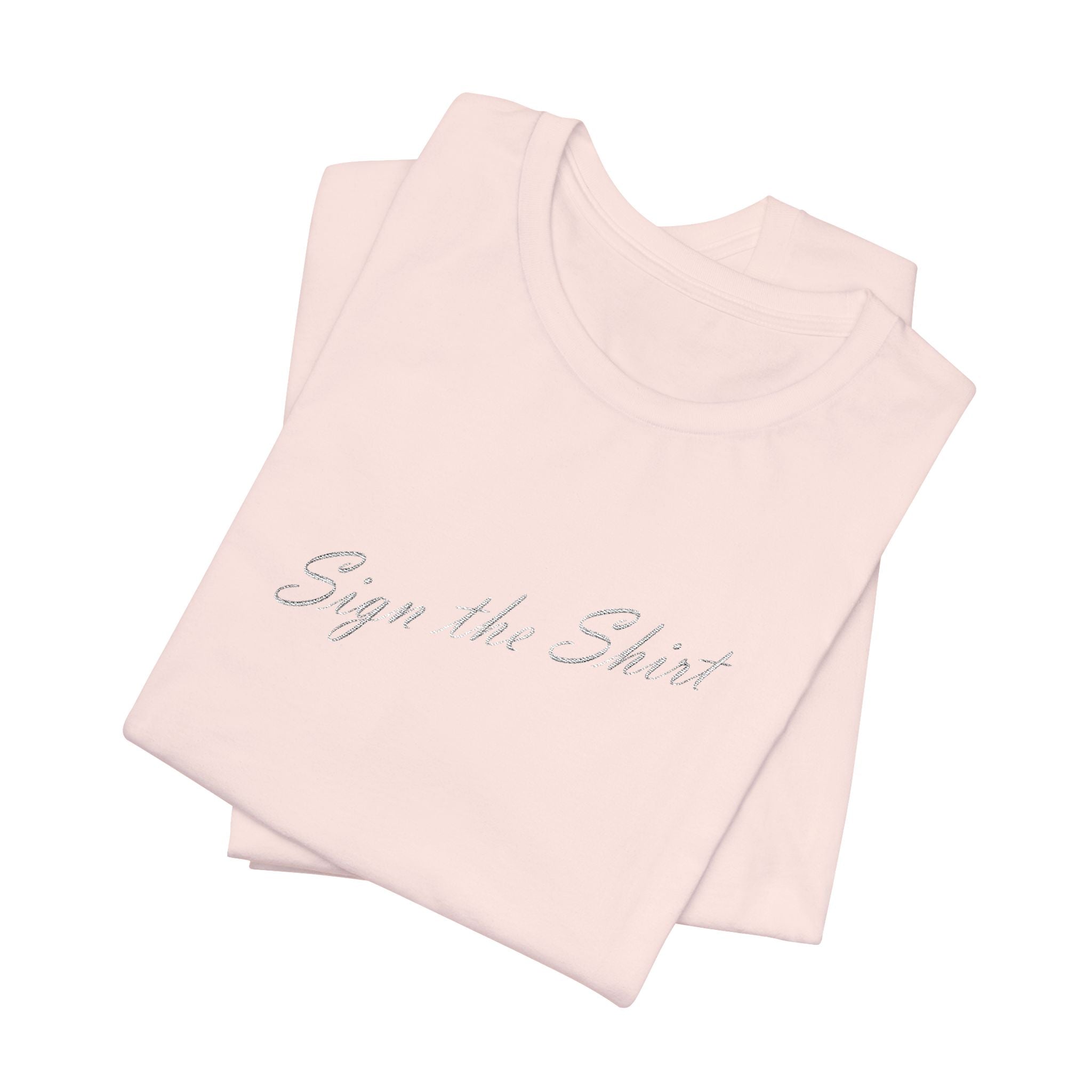 Signature Embroidered T-Shirt (Colored Variant)