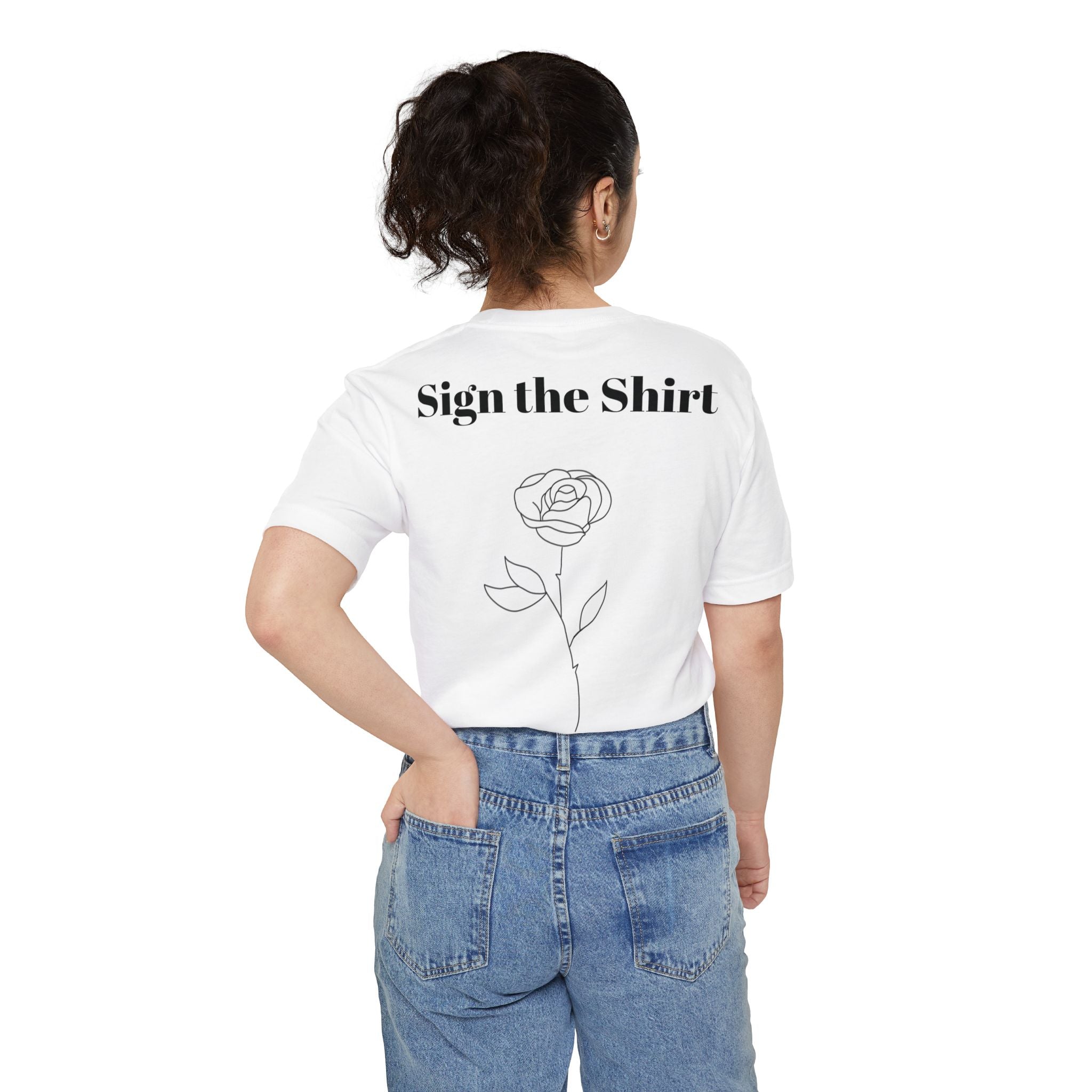 Unisex Rose T-shirt