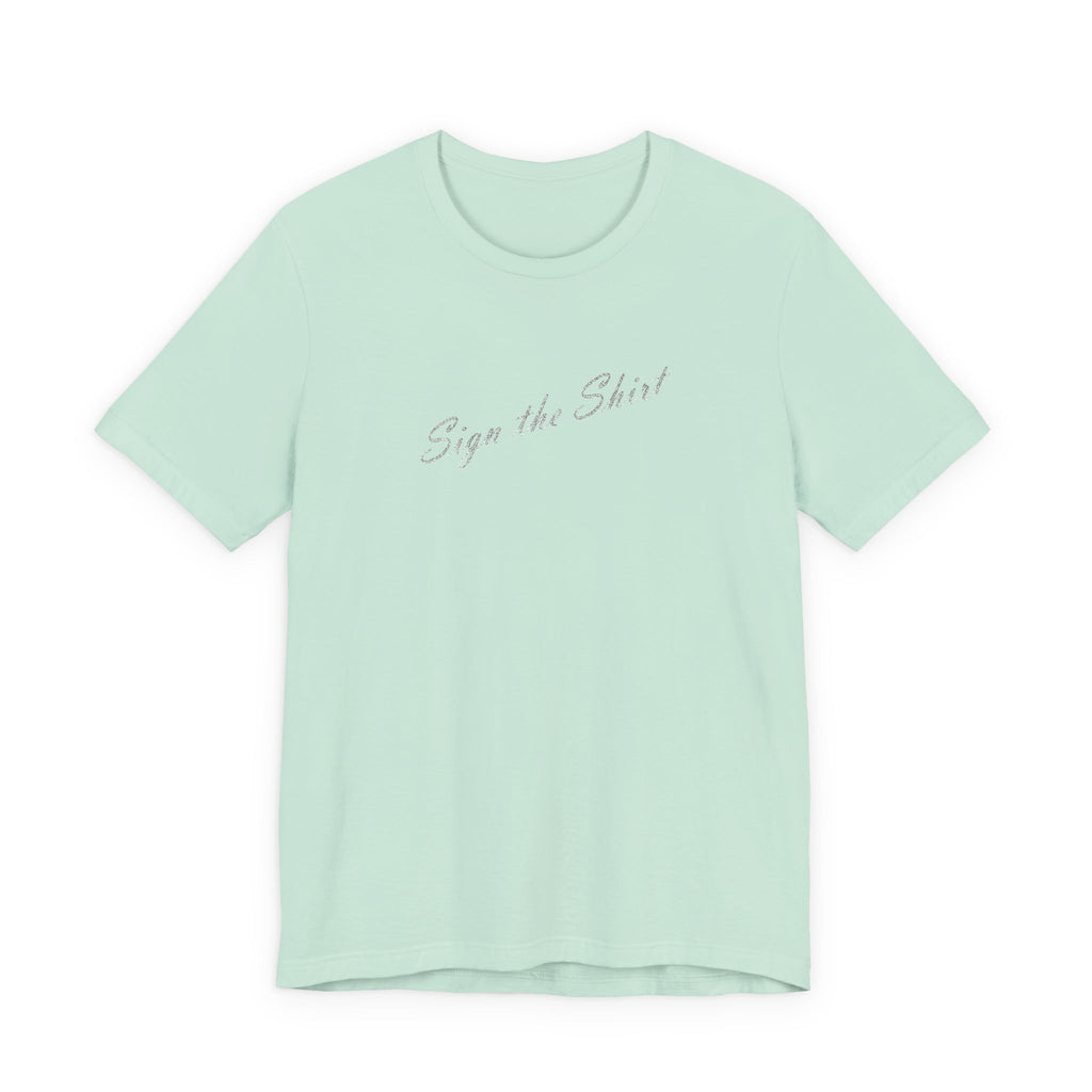 Signature Embroidered T-Shirt (Colored Variant)