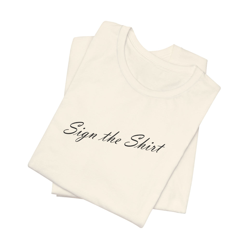 Signature Embroidered T-Shirt