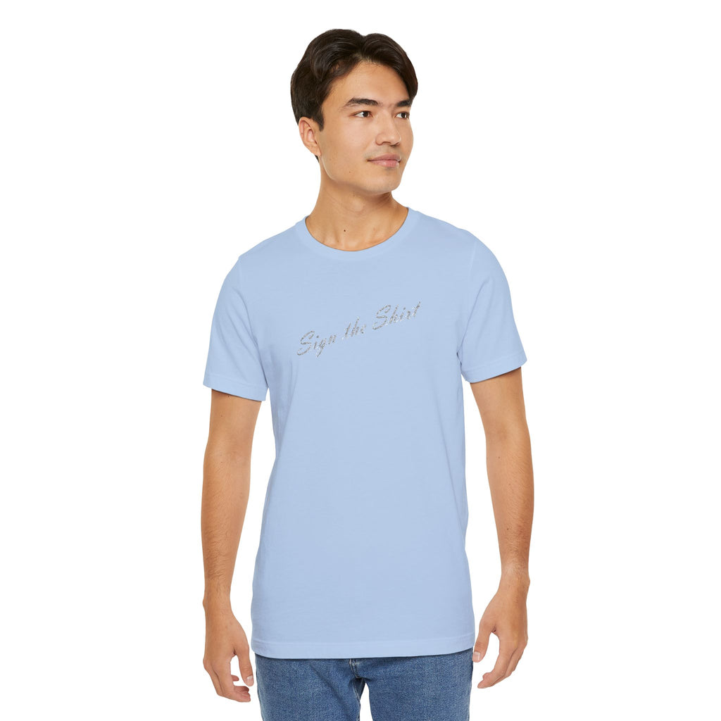 Signature Embroidered T-Shirt (Colored Variant)